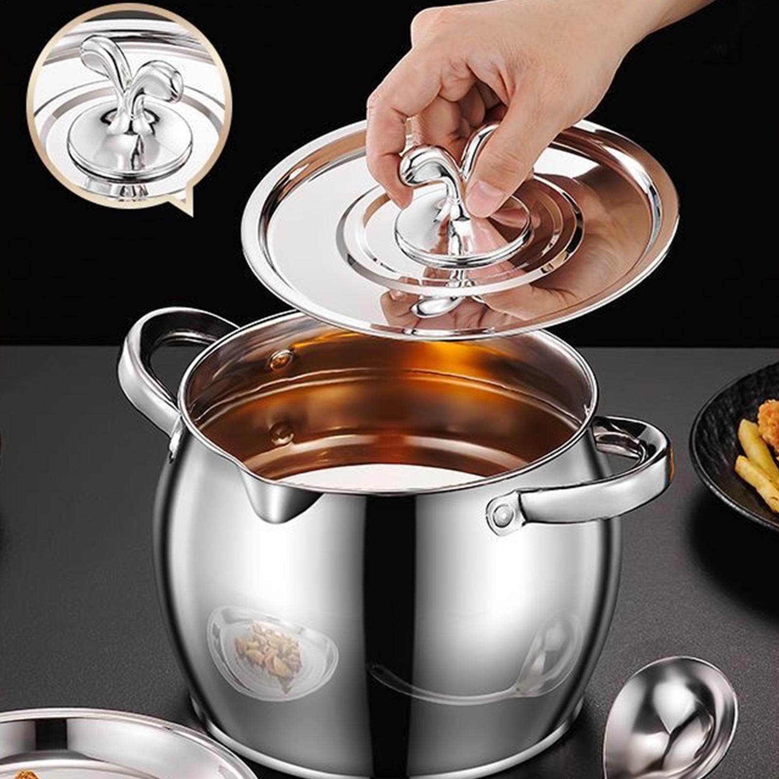 Kitchen Baking Canisters - Grease Container for Kitchen Stainless Steel
