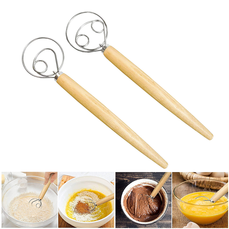 Kitchen Baking Blender - Large Hand Danish Dough Whisk Bread