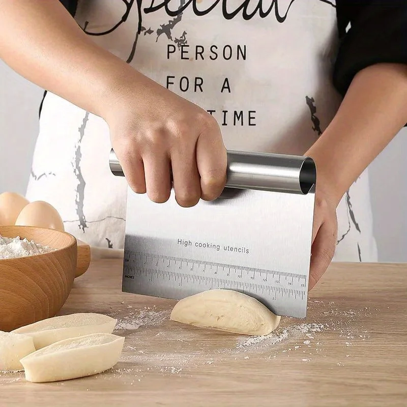 Bench Scraper Dough - 15/22/25/30cm Stainless Steel Dough Chopper Bench