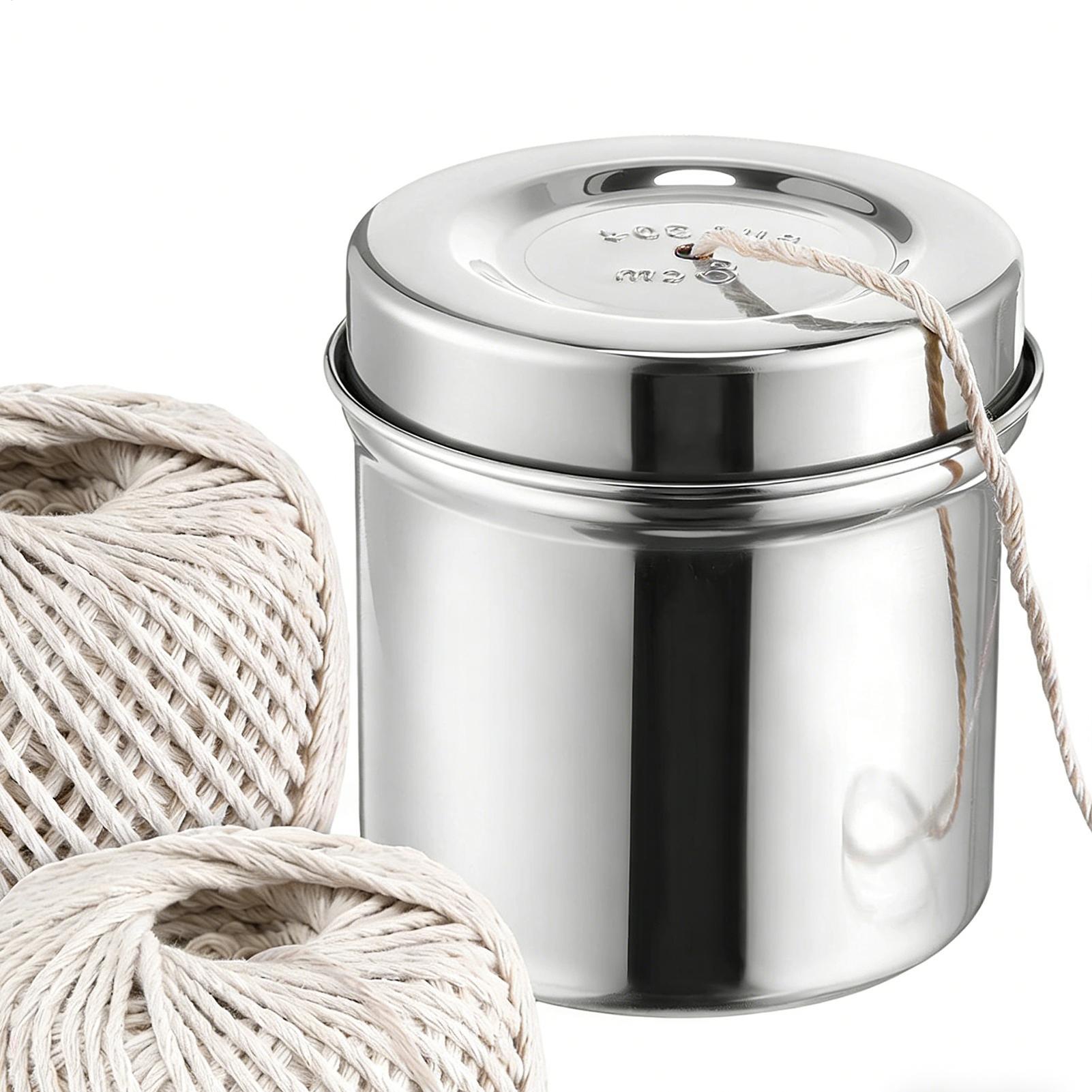 Kitchen Baking Twine - Kitchen Twine 2-Rolls Cotton with Steel