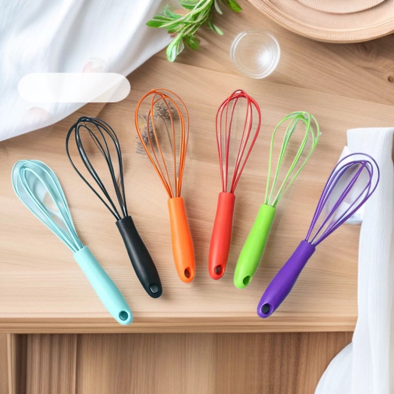 Kitchen Baking Blender - Kitchen mini silicone manual egg beater,