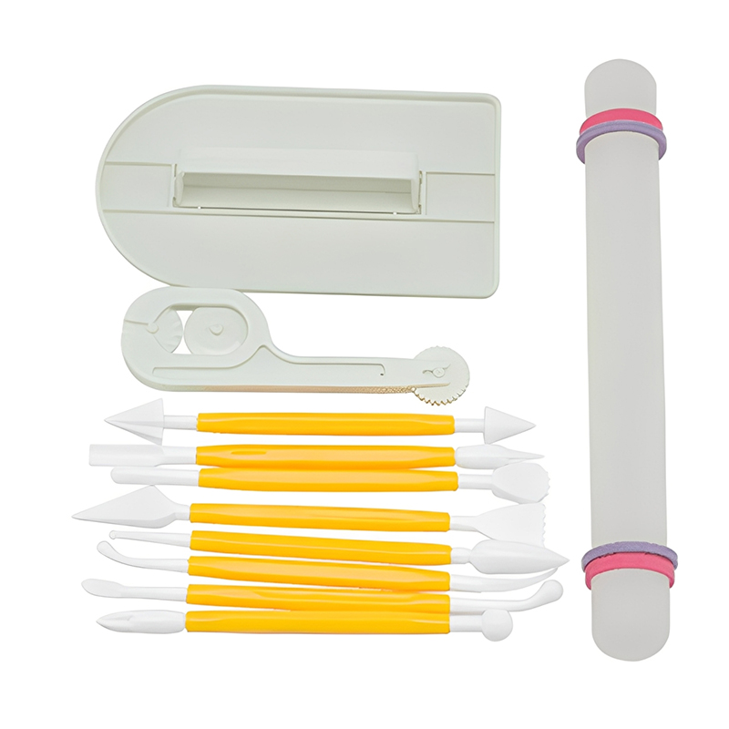 Fondant Smoother Set - 11pcs/set Baking Tools Cake Scraper Smoother