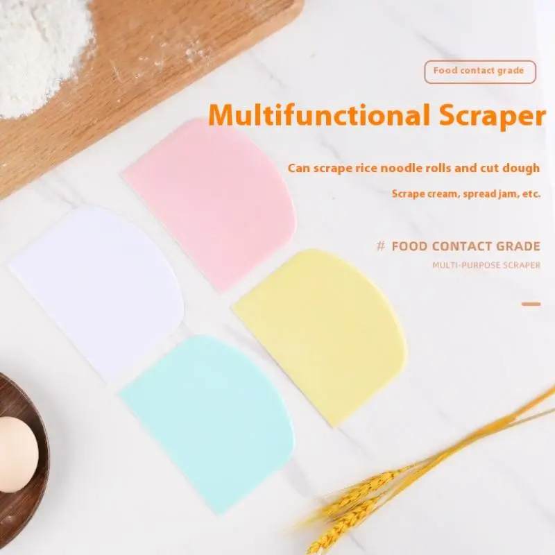 Bench Scraper Dough - 2pcs Dough Scraper Bowl Food-safe Plastic