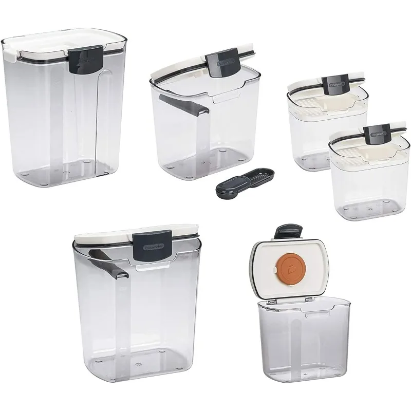 Kitchen Baking Canisters - Prepworks ProKeeper 6 PC Kitchen Clear