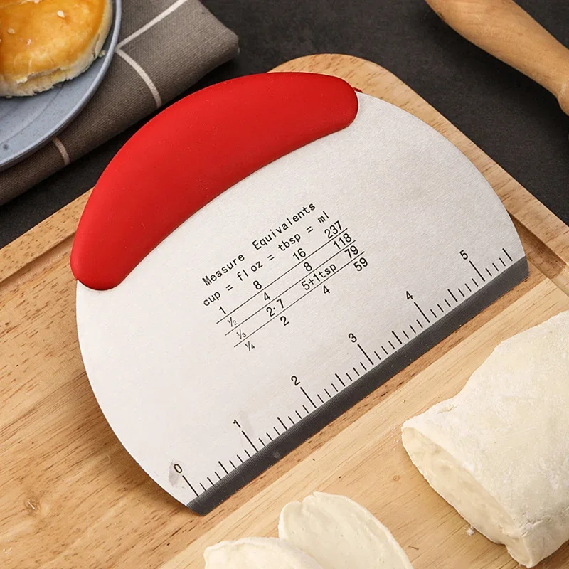 Bench Scraper Dough - Dough Scraper Bread Pizza Dough Cutter