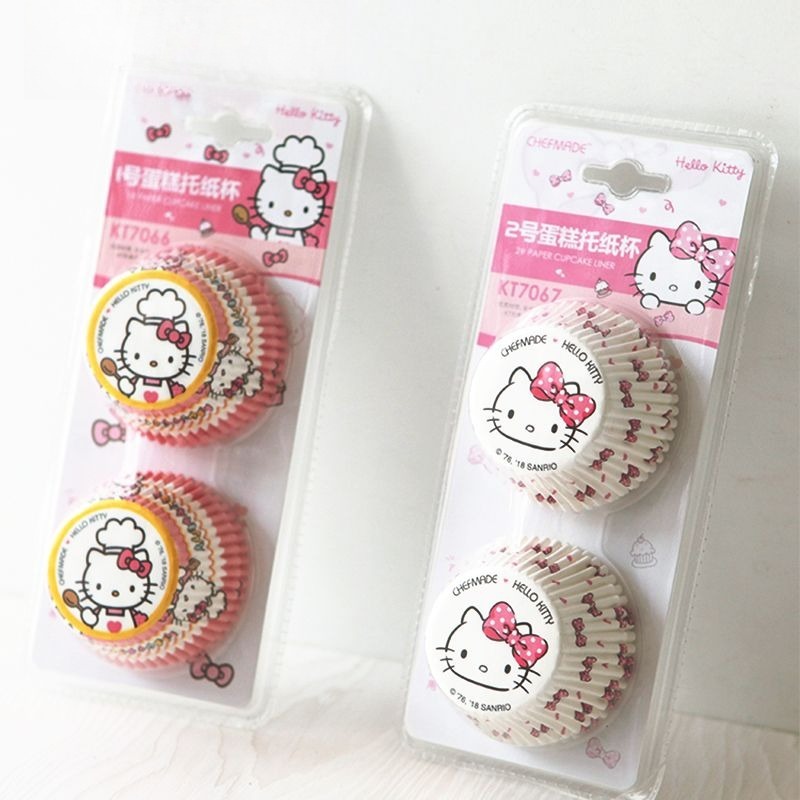 Kitchen Baking Paper - Hello Kitty Printed Cupcake Liners Cute