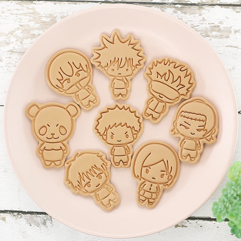 8pcs Jujutsu Kaisen Cake Cooki - Kitchen Baking Gifts ulasan dan harga