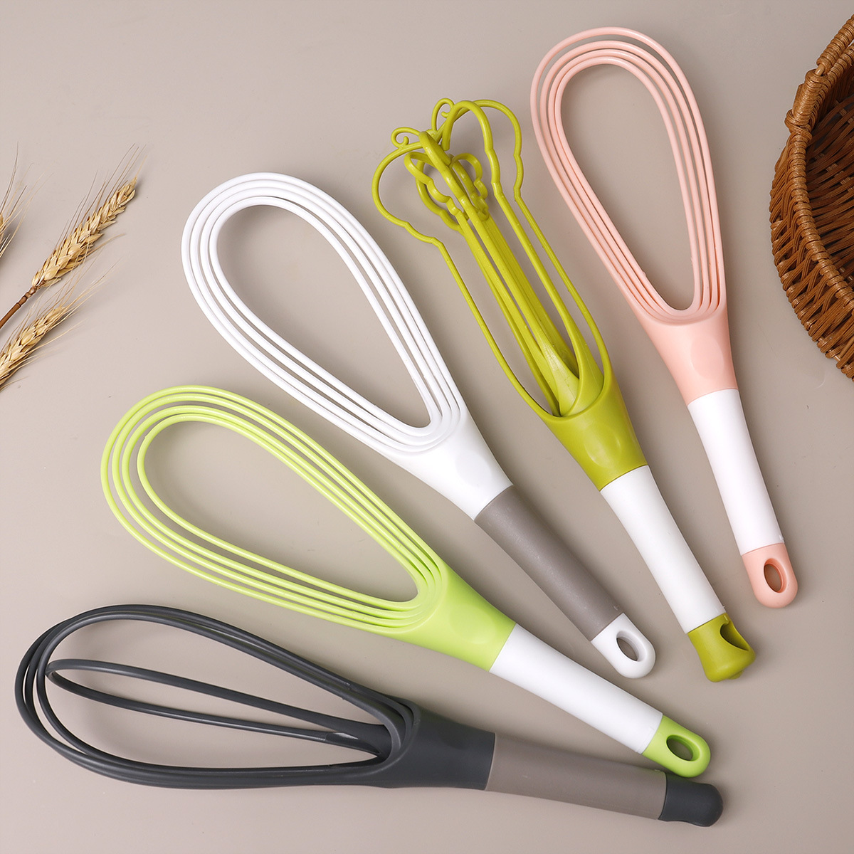 1pcs Egg Beater Rotated Egg Mi - Kitchen Baking Blender ulasan dan harga