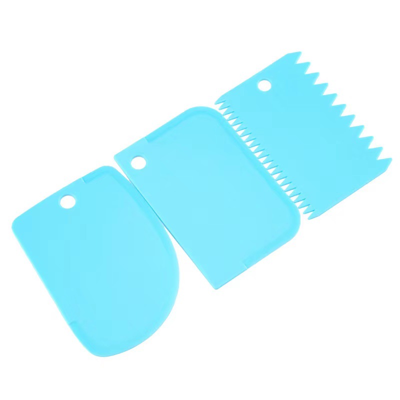 3PCS/Lot Cream Scraper Smoothe - Fondant Smoother Set ulasan dan harga