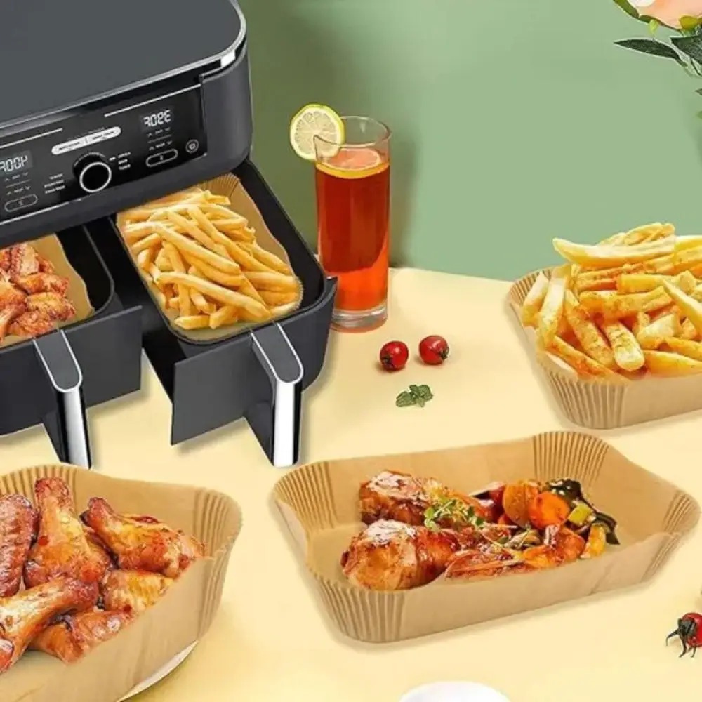 50/100pcs Disposable Air Fryer - Kitchen Baking Paper ulasan dan harga