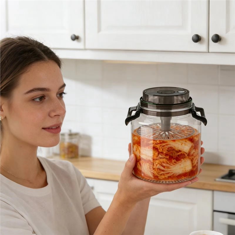 ABFU-Fermentation Container Ja - Kitchen Baking Canisters ulasan dan harga