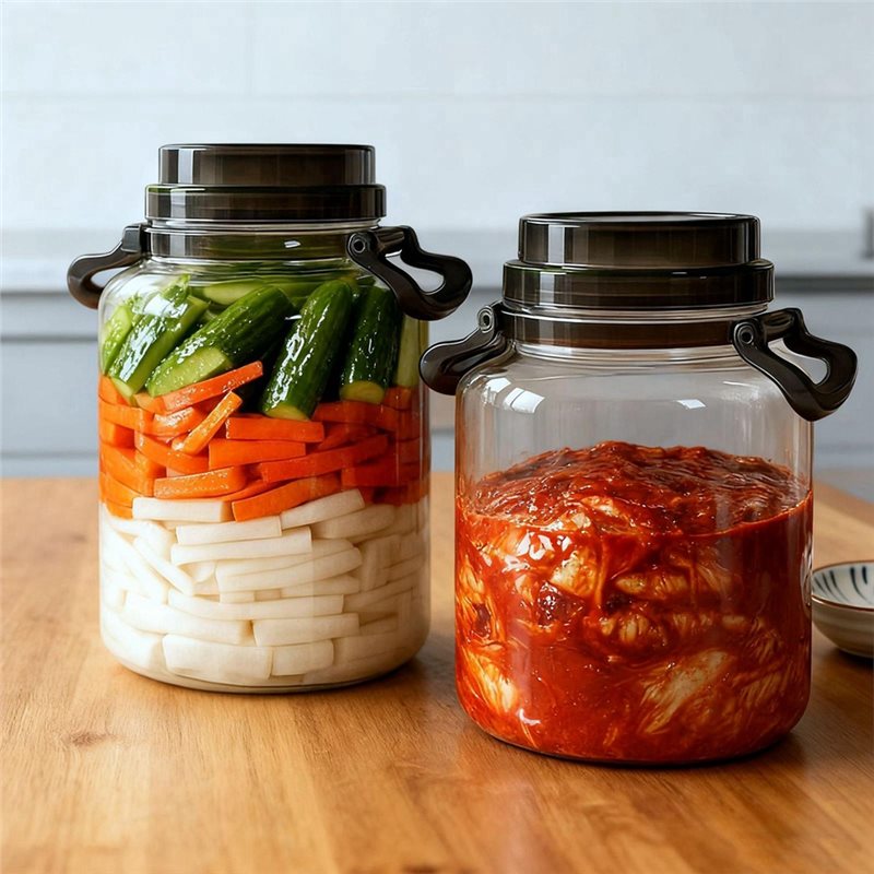 ABFU-Fermentation Container Ja - Kitchen Baking Canisters ulasan dan harga