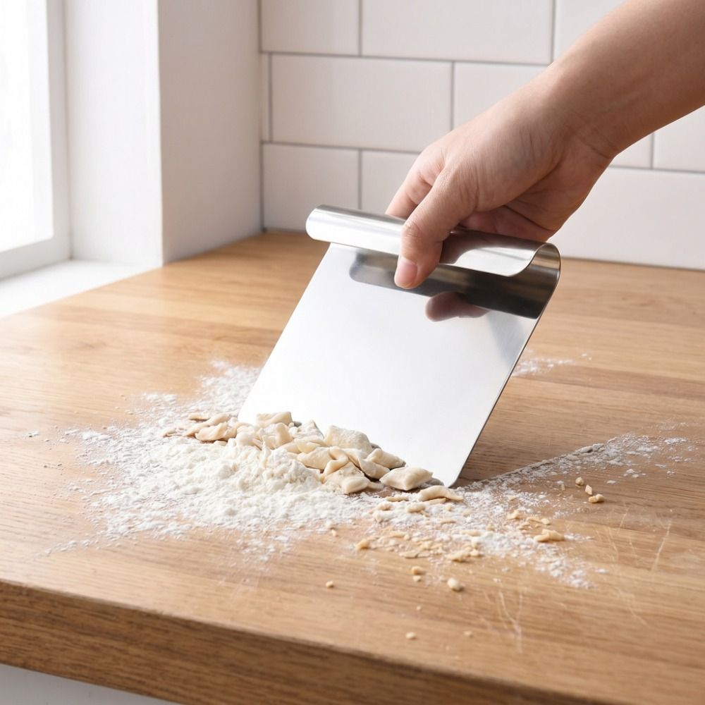 304 Stainless Steel Bench Flou - Bench Scraper Dough ulasan dan harga