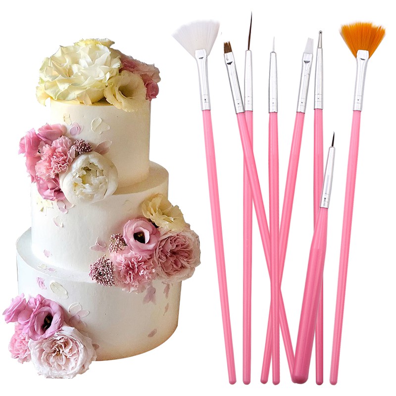 15Pcs/Set Sugar Craft Brush Fo - Kitchen Baking Tools ulasan dan harga