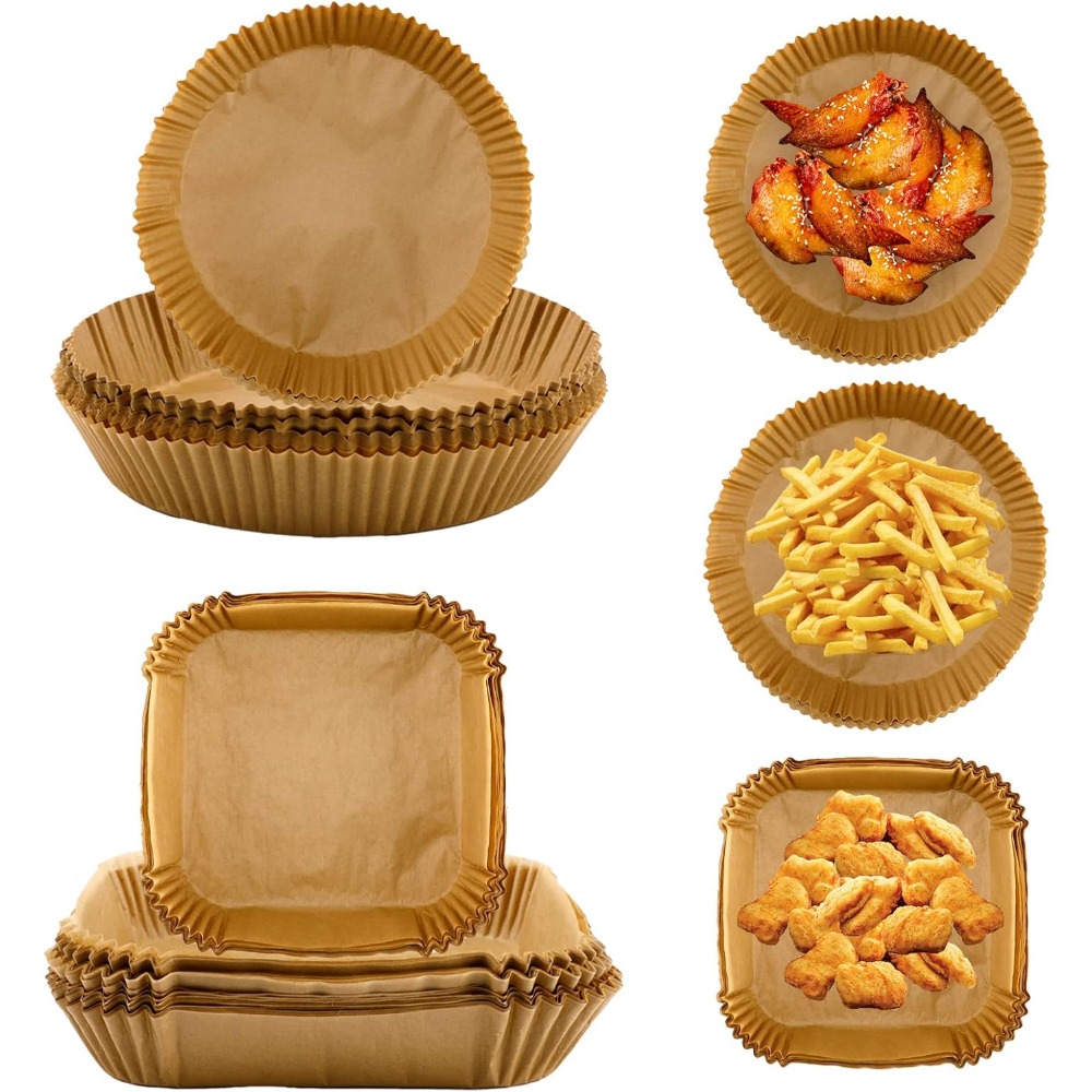 50/100pcs Air Fryer Disposable - Kitchen Baking Paper ulasan dan harga