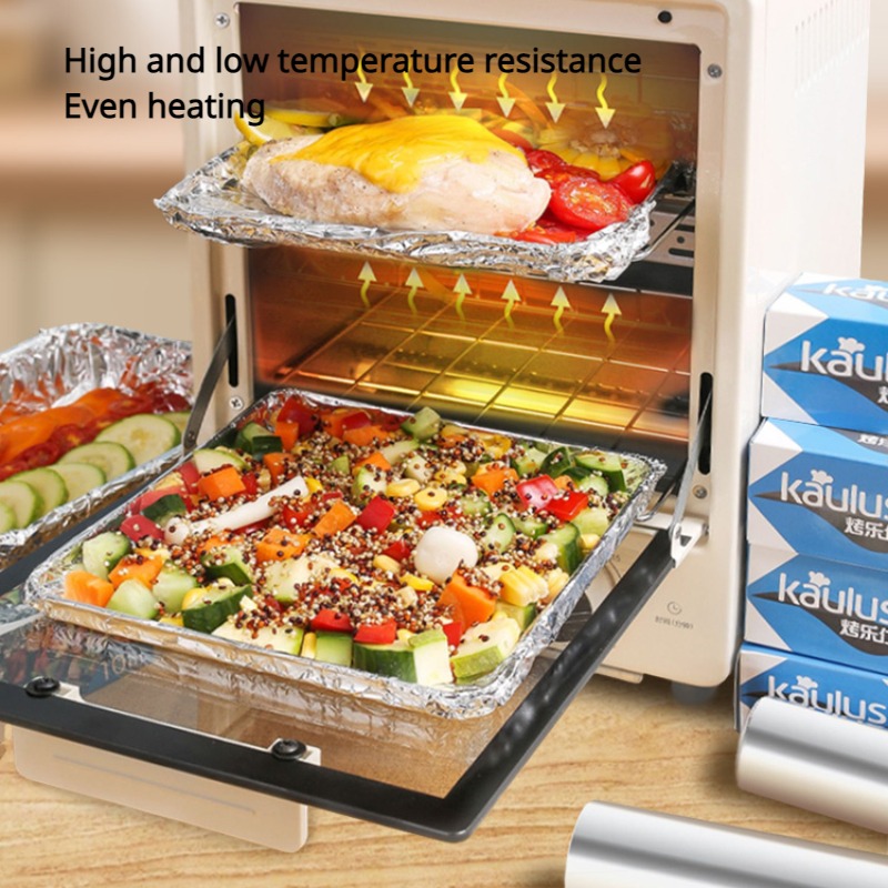 Zackoo 10/20/40M Aluminium Foi - Kitchen Baking Paper ulasan dan harga