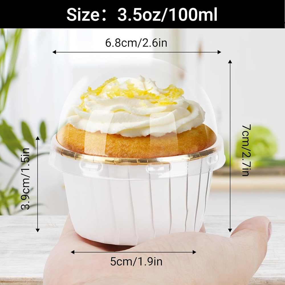 50 pcs Muffins Cup Paper Cupca - Kitchen Baking Paper ulasan dan harga