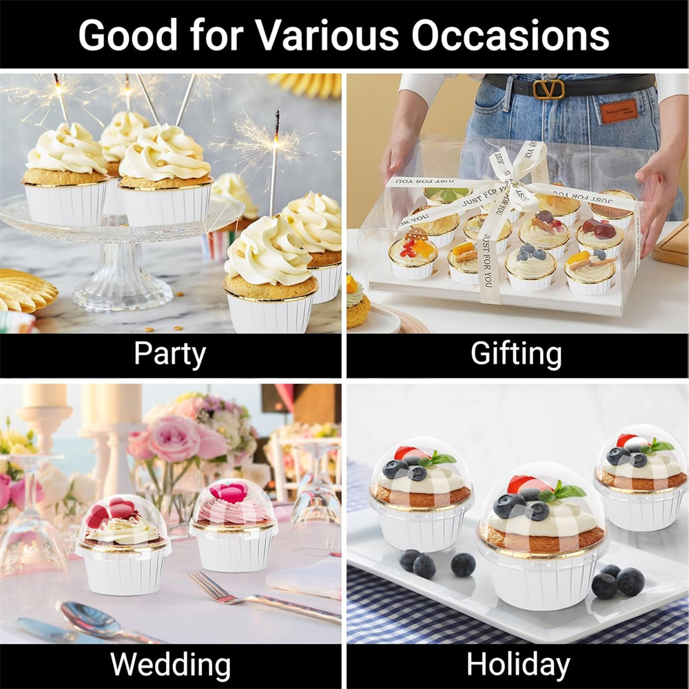 50 pcs Muffins Cup Paper Cupca - Kitchen Baking Paper ulasan dan harga
