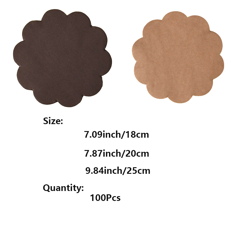 100 Pcs Disposable lace Grease - Kitchen Baking Paper ulasan dan harga