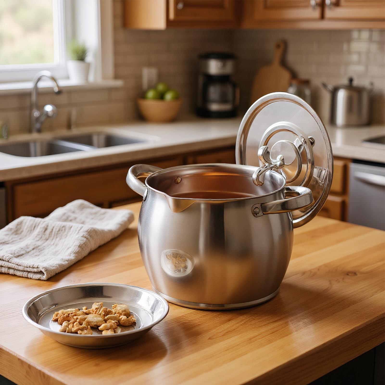 Grease Container Stainless Ste - Kitchen Baking Canisters ulasan dan harga