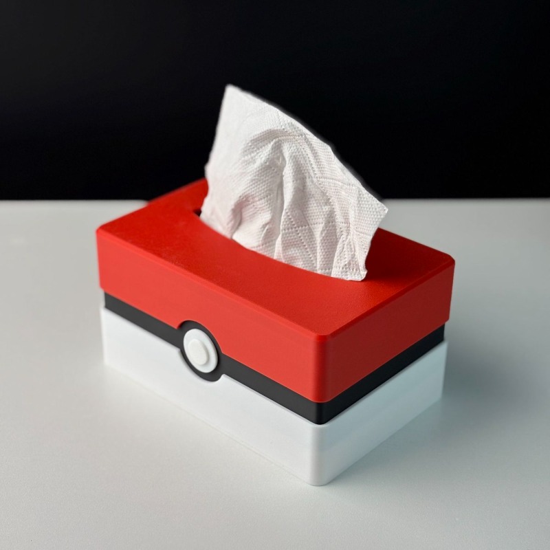 Cartoon Poke  Ball Tissue Box  - Kitchen Baking Gifts ulasan dan harga