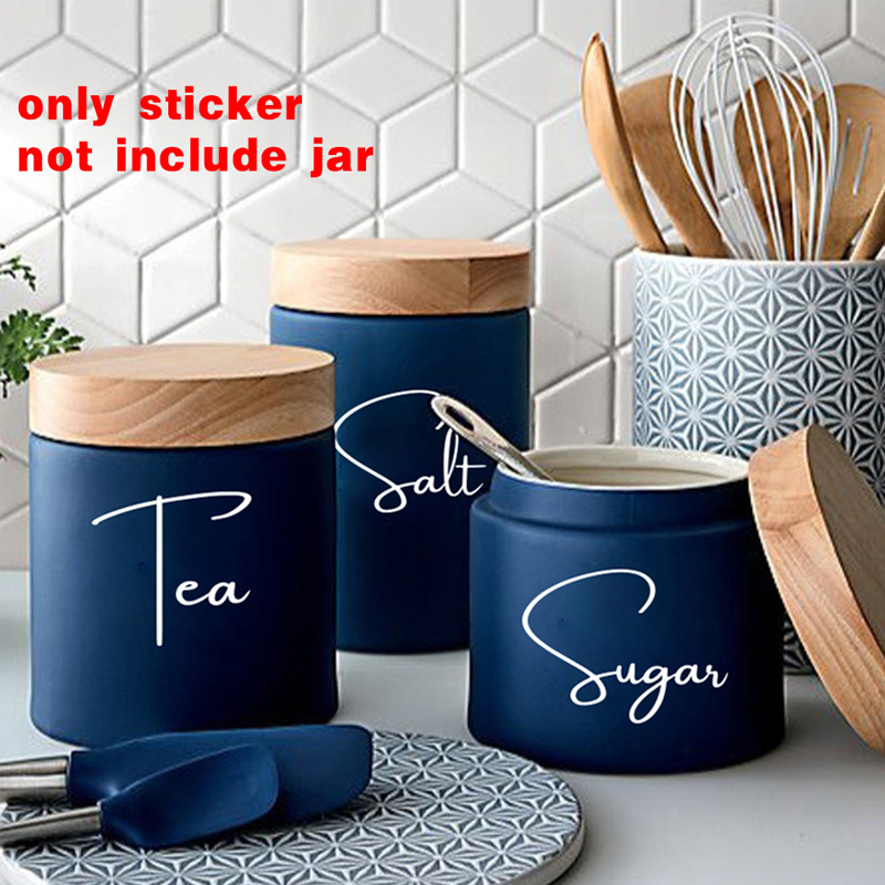 No Jars 8Pcs Kitchen Organizat - Kitchen Baking Canisters ulasan dan harga