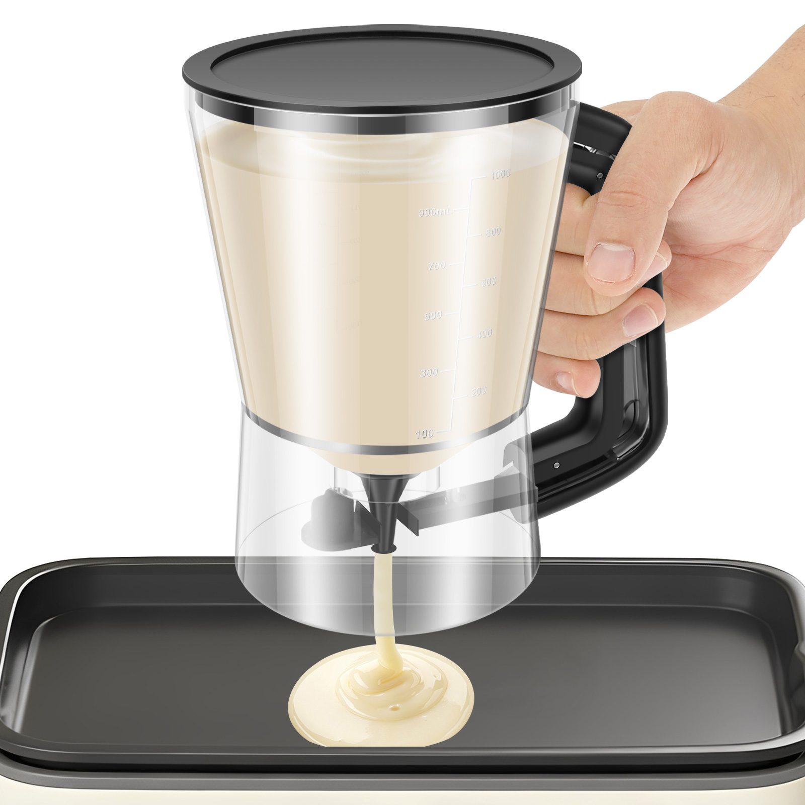 900/1000ml Pancake Batter Disp - Kitchen Baking Blender ulasan dan harga