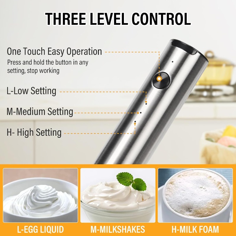 Rechargeable Electric Whisk US - Kitchen Baking Blender ulasan dan harga