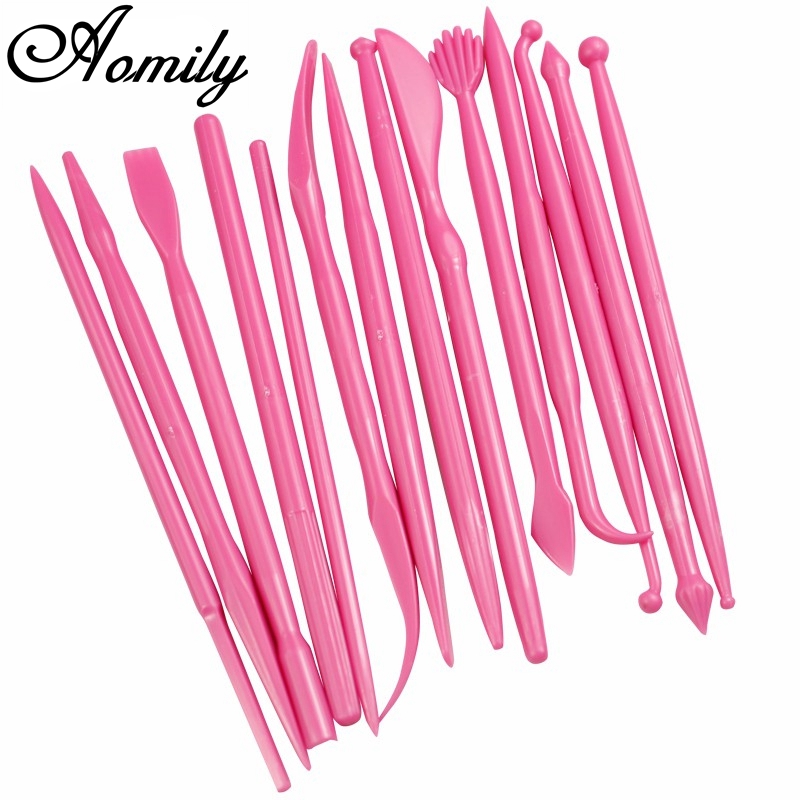 Aomily 14pcs/Set Sculpture Sug - Fondant Smoother Set ulasan dan harga