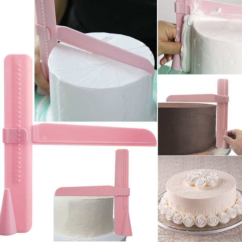 Cake Scraper Smoother Adjustab - Fondant Smoother Set ulasan dan harga