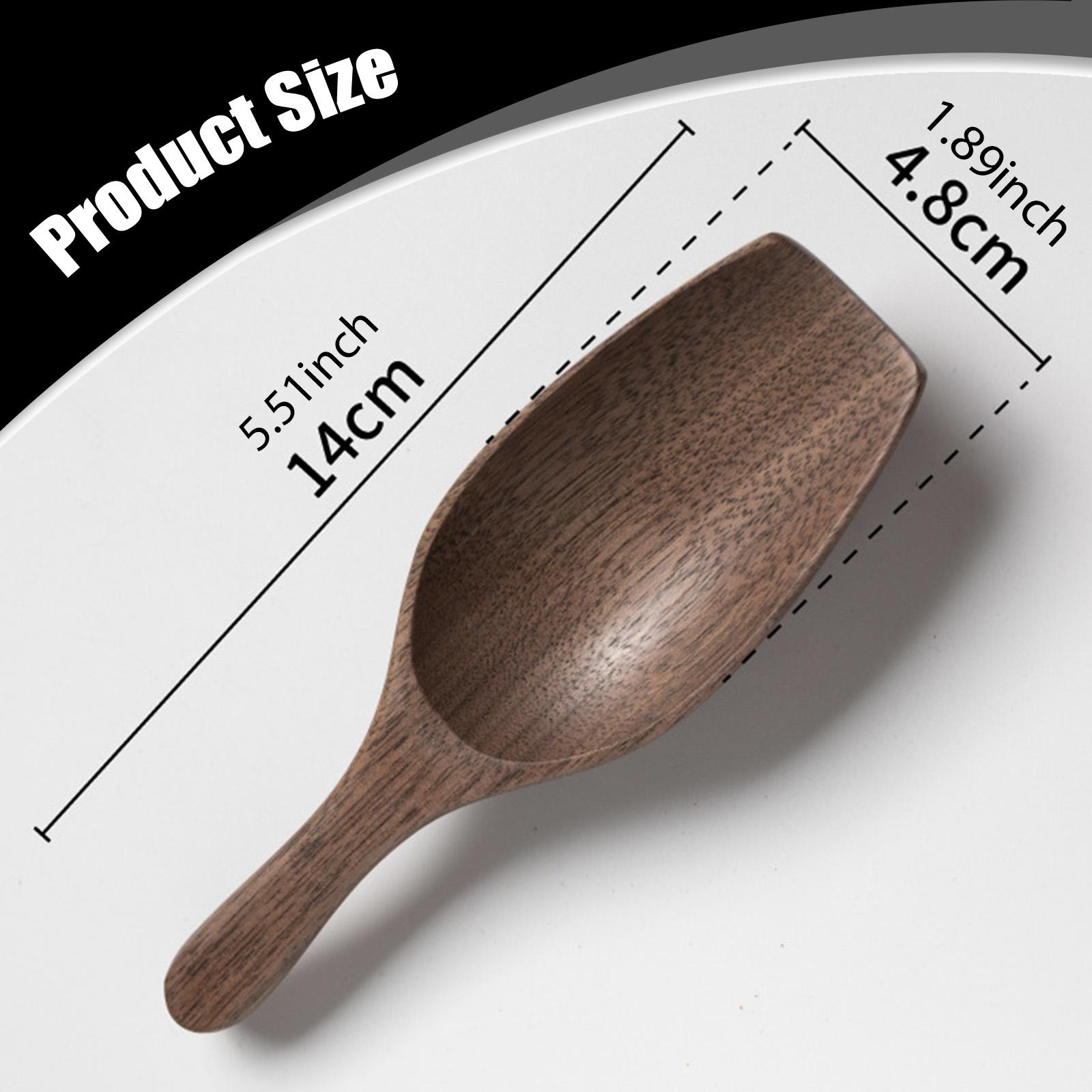Solid Wood Coffee Measuring Sp - Kitchen Baking Canisters ulasan dan harga