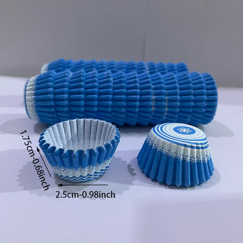 200Pcs/500Pcs/1000Pcs Blue Flo - Kitchen Baking Paper ulasan dan harga