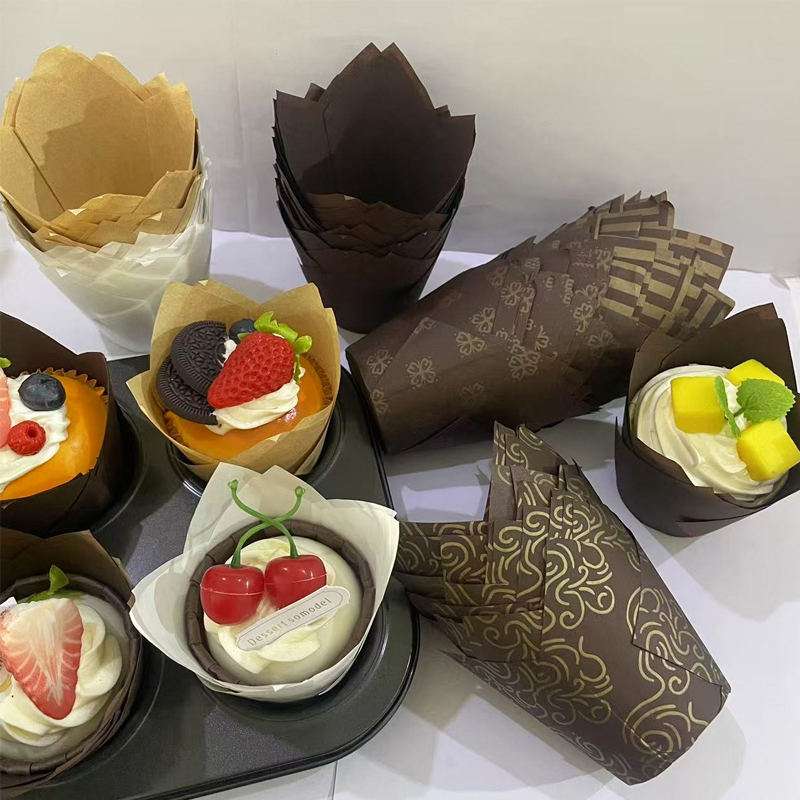 50Pcs/100Pcs/200Pcs Tulip Cake - Kitchen Baking Paper ulasan dan harga