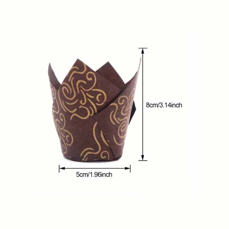 50Pcs/100Pcs/200Pcs Tulip Cake - Kitchen Baking Paper ulasan dan harga