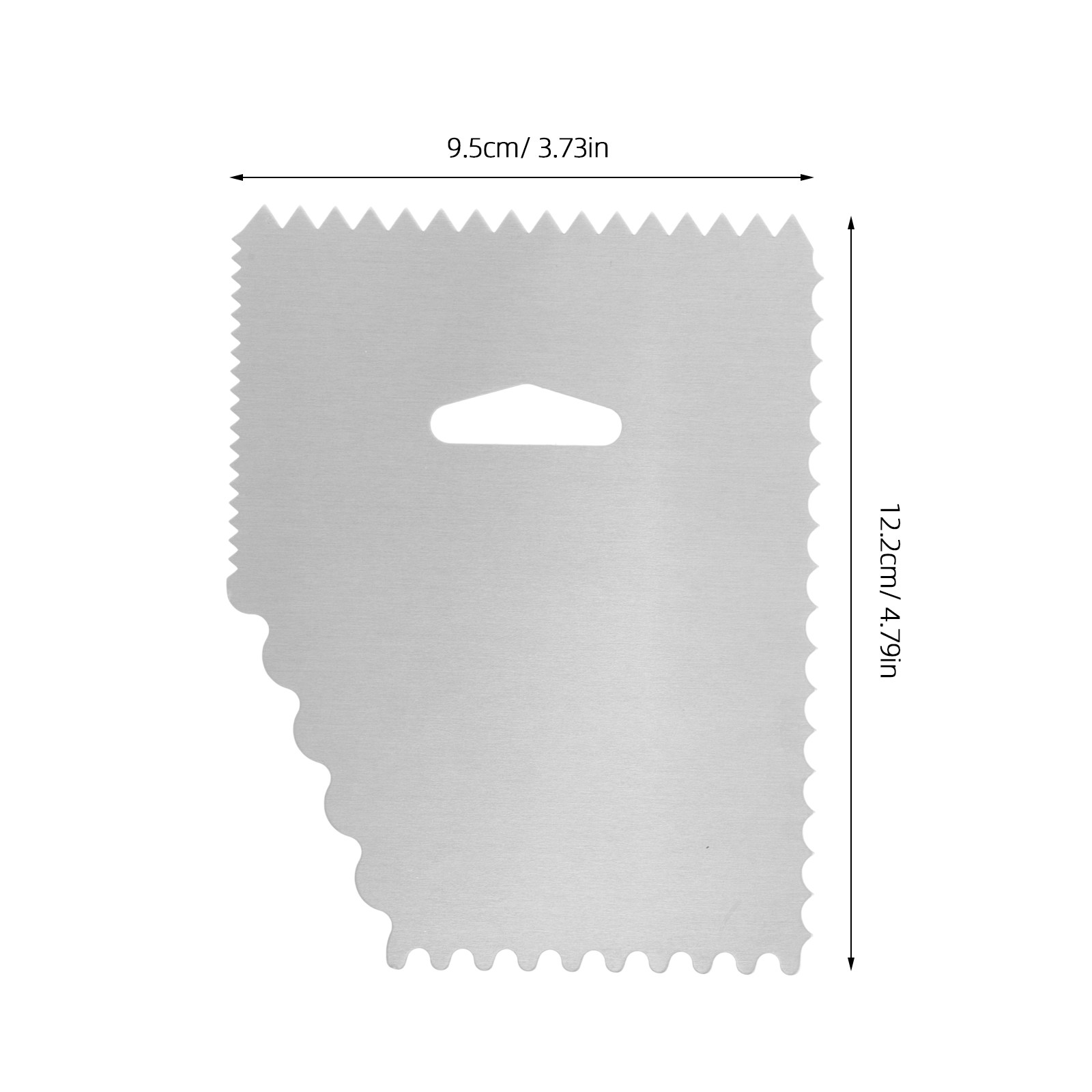 4Pcs Cake Scraper Set Aluminum - Fondant Smoother Set ulasan dan harga