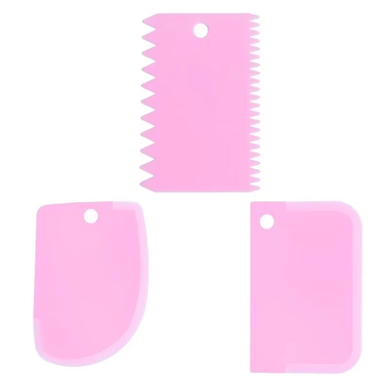 3PCS Cream Scraper Smoother Ir - Kitchen Baking Tools ulasan dan harga