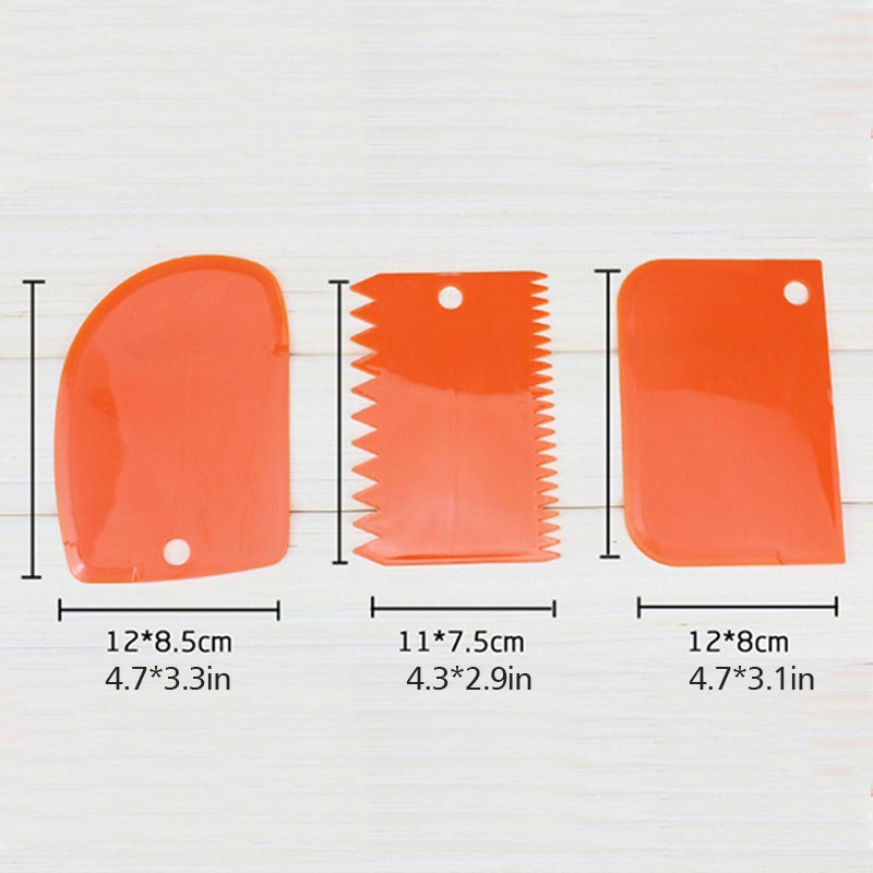 3Pcs/Set Cake Smoother Fondant - Fondant Smoother Set ulasan dan harga