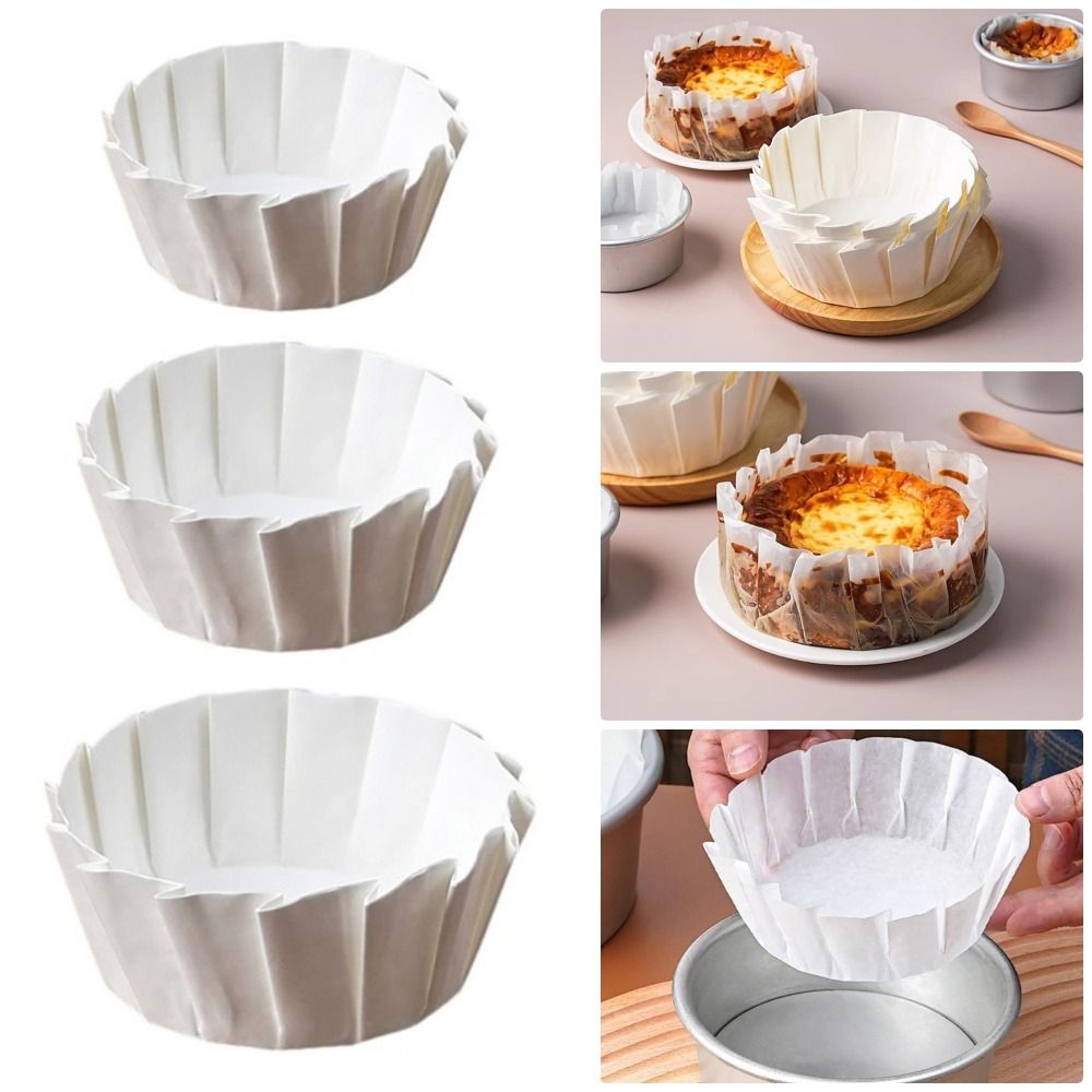 4/6/8inch Foldless Cupcake Lin - Kitchen Baking Paper ulasan dan harga