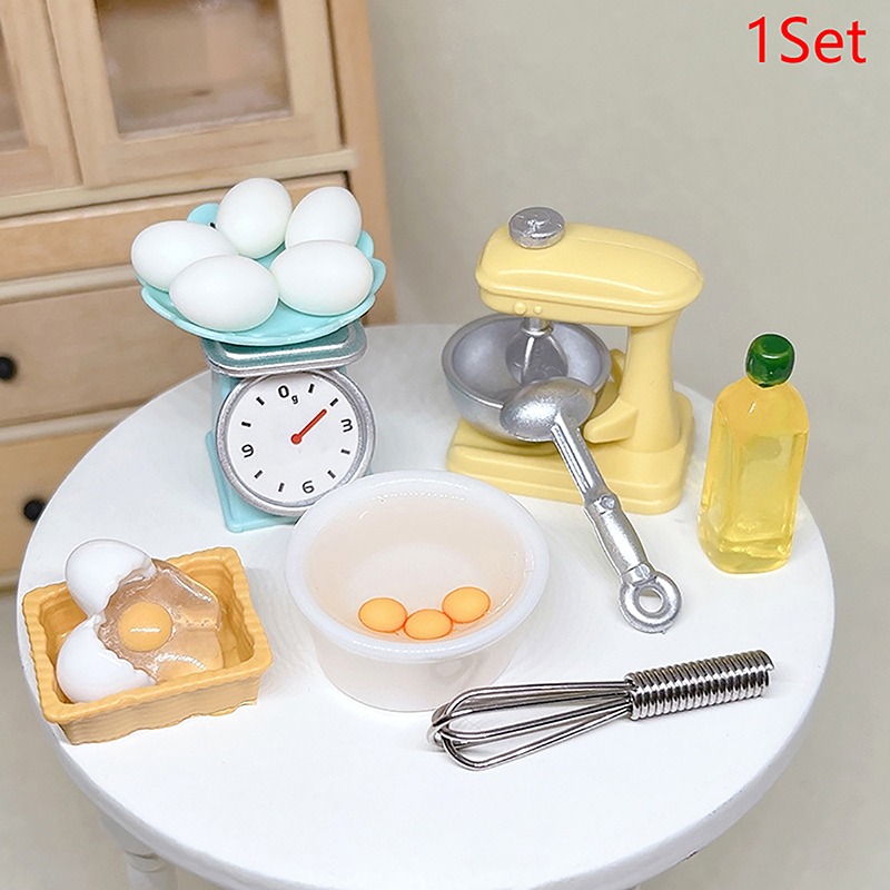 1Set 1:12 Dollhouse Miniature  - Kitchen Baking Tools ulasan dan harga
