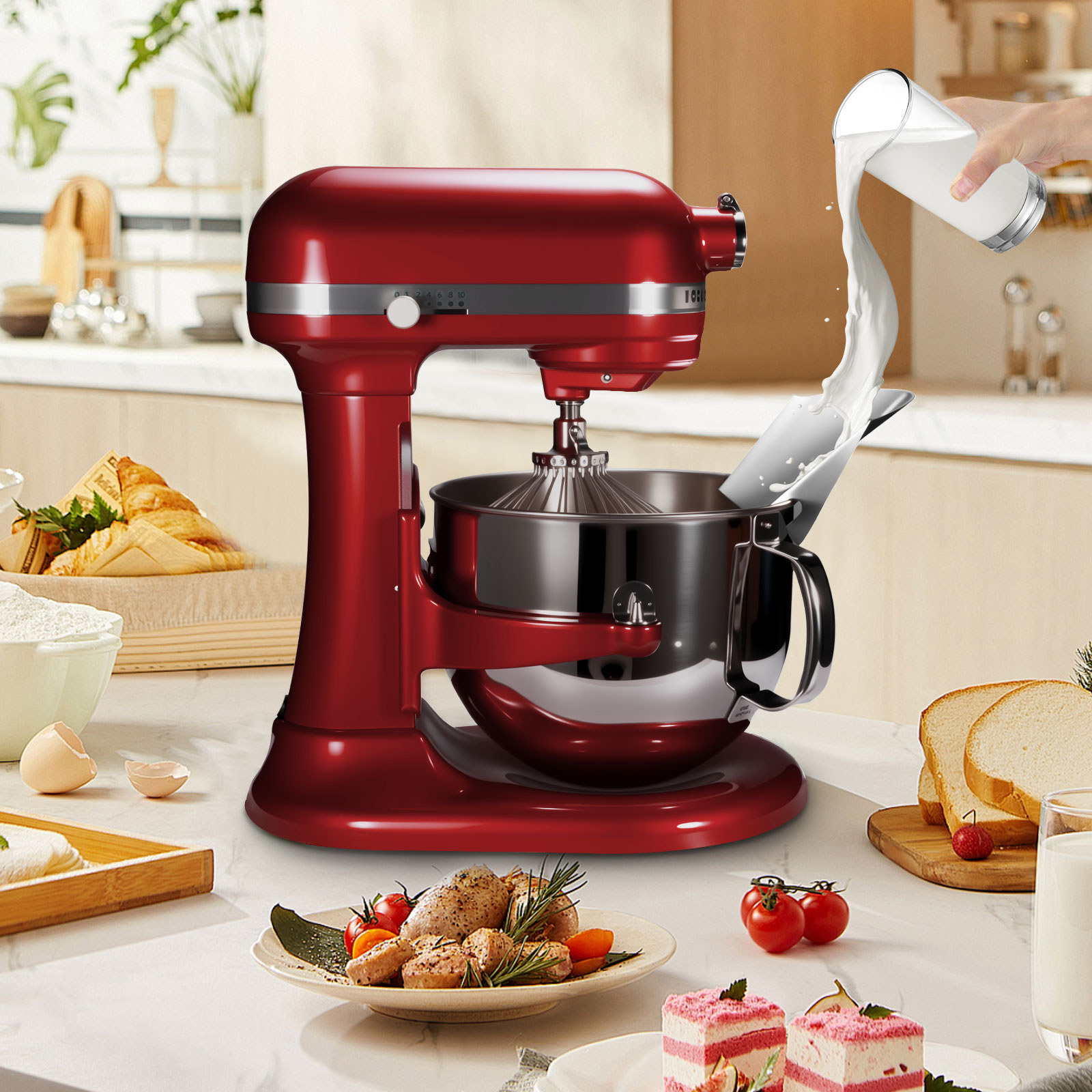 1pc Stainless Steel Tipping Gu - Kitchenaid Baking Set ulasan dan harga