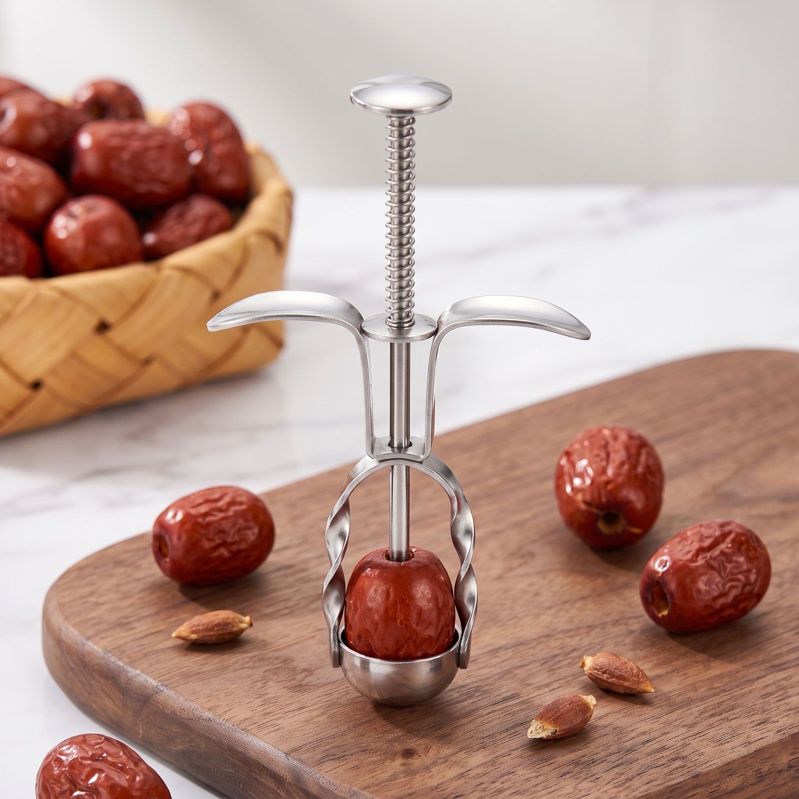 Stainless Steel Red Date Pitte - Kitchen Baking Tools ulasan dan harga