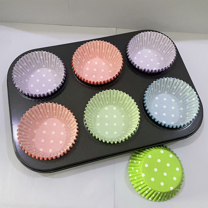 100Pcs/200Pcs Polka Dot Cake P - Kitchen Baking Paper ulasan dan harga
