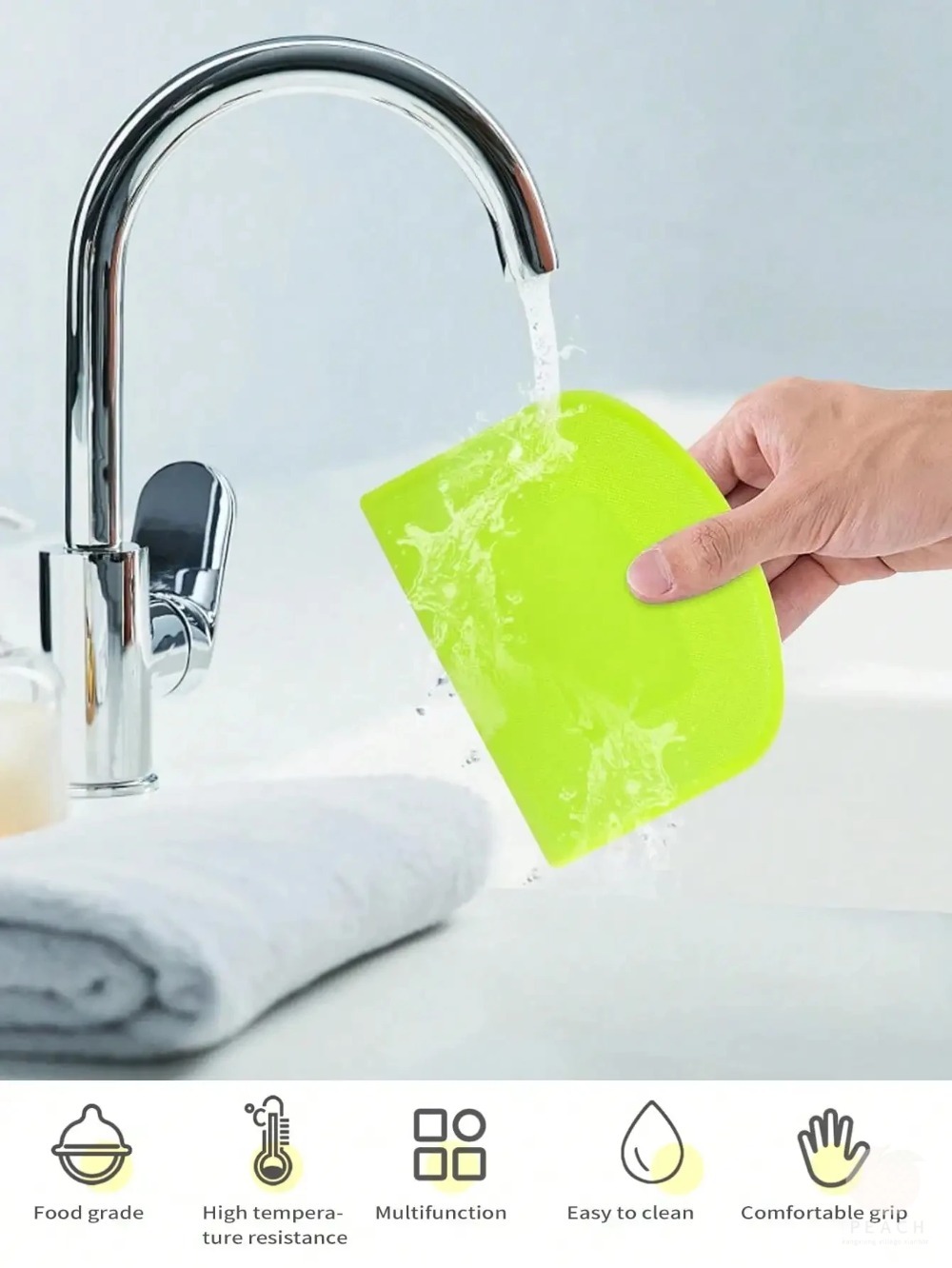 2Pcs Flexible Dough Scraper, F - Bench Scraper Dough ulasan dan harga