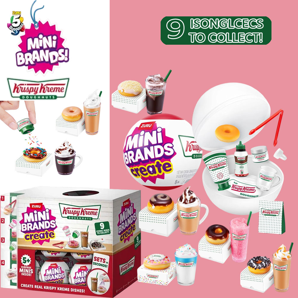 Zuru Mini Brands Krispy Kreme  - Miniature Baking Kitchen ulasan dan harga