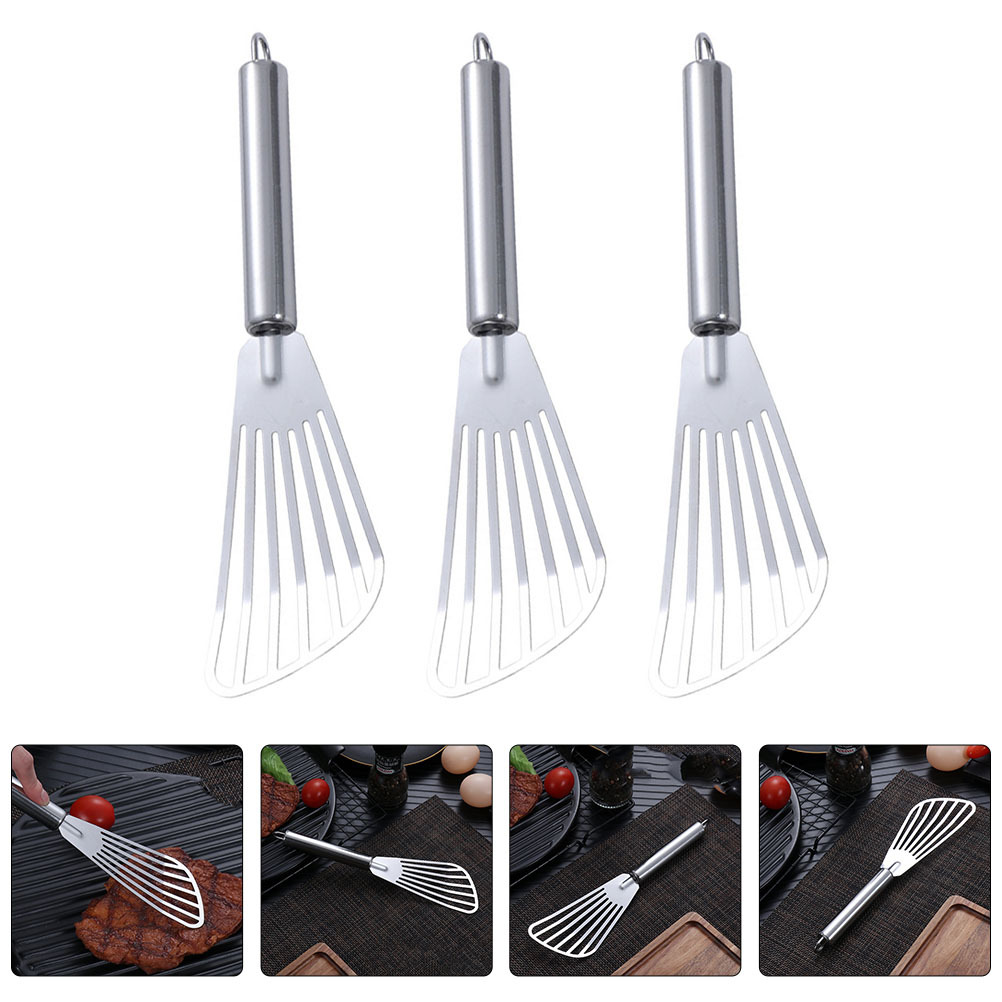 3pcs Stainless Steel Spatula F - Kitchen Baking Appliances ulasan dan harga