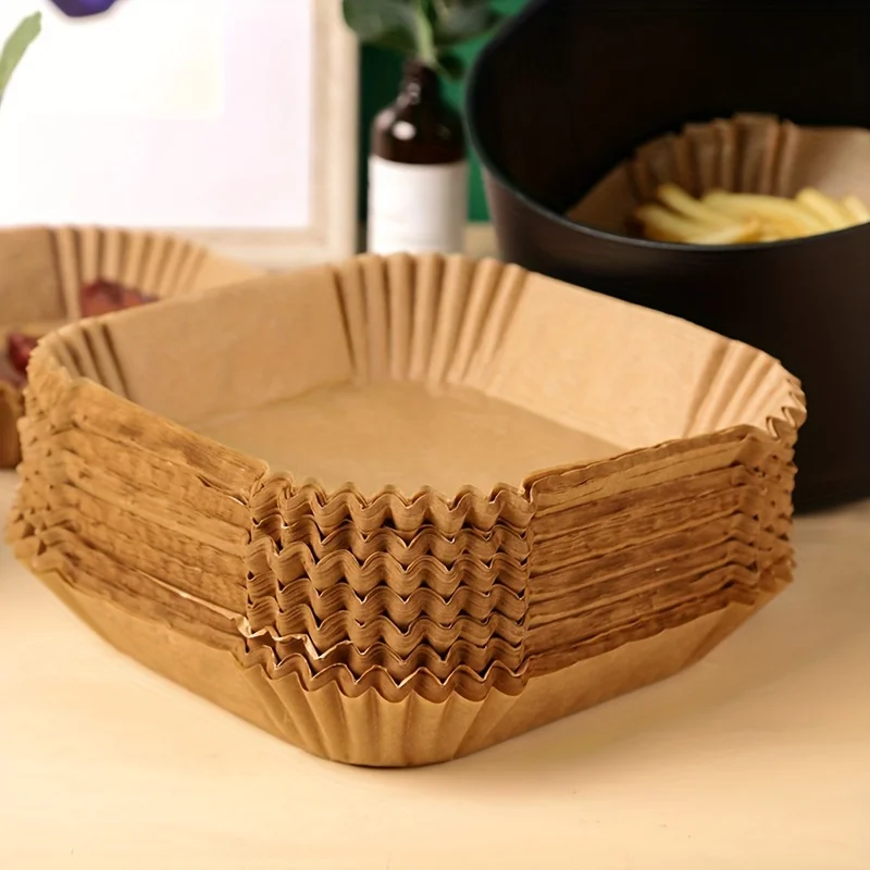 30/50 Pack Air Fryer Paper Squ - Kitchen Baking Paper ulasan dan harga