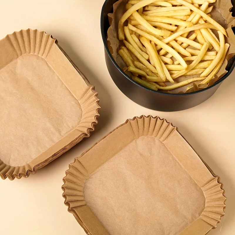 30/50 Pack Air Fryer Paper Squ - Kitchen Baking Paper ulasan dan harga