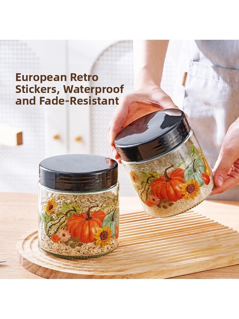 Thickened Glass Sealed Storage - Kitchen Baking Canisters ulasan dan harga