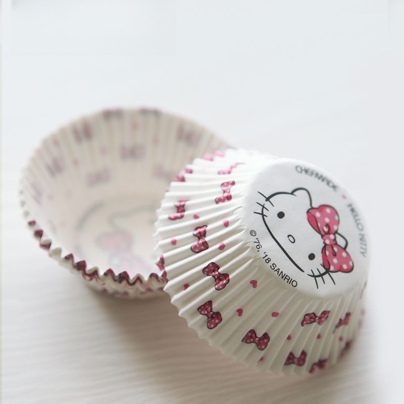 Hello Kitty Printed Cupcake Li - Kitchen Baking Paper ulasan dan harga