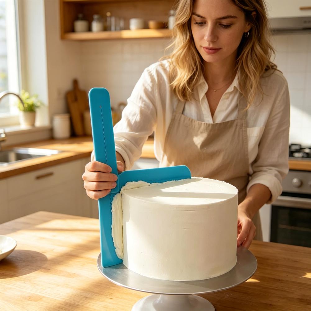 PP Cake Leveler Smoother With  - Fondant Smoother Set ulasan dan harga